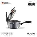 STONELINE® Saucepan Skillet 18 cm with Strainer Lid | FUTURE. 