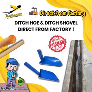 Metallogy Heavy Duty 45° & 90°  Drain Shovel/ Ditch Shovel/ Drain Cleanner/ Pembersih Longkang