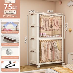 XINGYOU | Folding Children Storage Cabinet for Home Bedroom