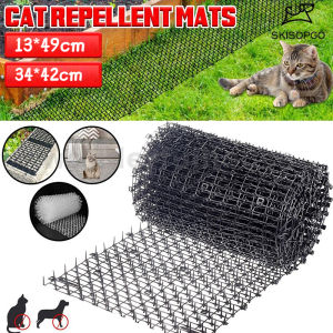 SKISOPGO Gardening Cat Scat Mat Repellent Mat Anti-Cat With Prickle Strips Spikes Straps Deterrent Keep Cat Dog Away Digging Pet Supplies