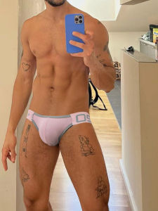 Quần Lót Nam Gợi Cảm Cạp Thấp Thể Thao Cotton Quần Lót Chữ V Cạp Thấp Nâng Mông Quần Lót Chữ X Không Eo Cho Thanh Thiếu Niên