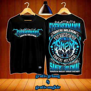 kaos sholawat dewasa syekermania Santri NGANJUK WETAN 2024 keren 100% catton combat