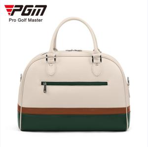 PGM กระเป๋ากอล์ฟ YWB049กระเป๋าเสื้อผ้าผู้หญิงผู้หญิงน้ำหนักเบาสะพายข้างกระเป๋าถือกระเป๋ากันน้ำเสื้อผ้าเดินทาง