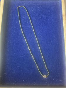 Indian Thali Chain Gold Plated (C) - Durable Imitation Chain (Not 916)