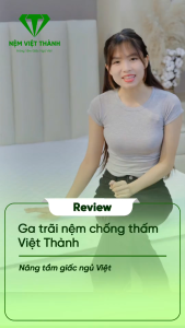 (Giao Hỏa Tốc HCM) Ga Chống Thấm Nước Việt Thành Bảo Vệ Nệm Cao Cấp Tấm Lót Nệm Không Thấm Nước Dễ Giặt Thoáng Khí Không Gây Tiếng Ồn.