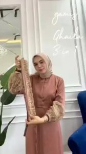 GAMIS PESTA MEWAH MUSLIMAH GHAILA