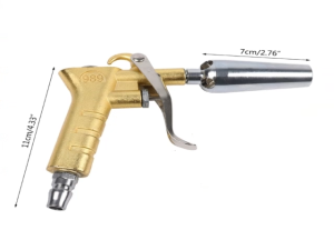 Air Compressor Blow Gun Kit - 6M PU Hose High Air Volume - Industrial Cleaning Tool