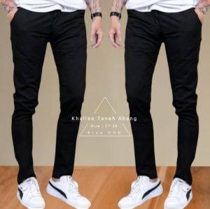 TURUN HARGA COD Celana Panjang Pria / Celana Jeans Pria / Celana Pensil Pria / Celana Jeans Pria Slim Fit / Celana Denim Pria / Ripped Jeans Pria / Celana Jeans Pria Bahan Ngaret Model Pensil Harga Termurah Di Khalisa Tanah Abang