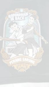 Baju Kaos Distro Ramadhan Perang Sarung Anak Laki Laki Motif Kartun Perang Sarung Usia 1 - 10 Tahun