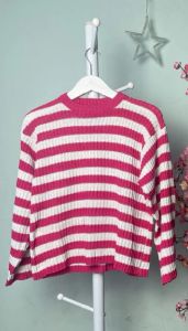 Sweater Rajut Wanita oblong lengan Panjang Korean Style