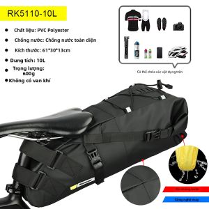 Rhinowalk | Túi Đựng Đèn Sau Xe Đạp Chống Nước Dài Khoảng Cách