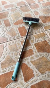 Floor Scrub Brush with Long Handle Multi-Purpose Hardwood Floor Scrubber Home Stiff Bristles Deck Brush Cleaning TooL
