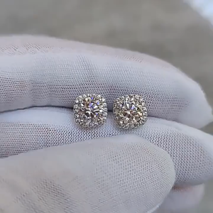 Anting Titanium Elegan Wanita Korea Style COD Gratis Ongkir Flash Sale LED 2802 Earrings Persegi 01