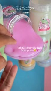 MILK SLIME BY CFORCLOVER-WATER SLIME BARREL mainan anak fidget edukasi motorik sensorik kado hadiah lembut warna pastel