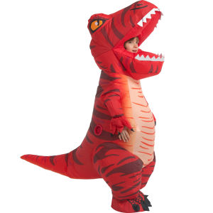 Childrens Performance Costumes Funny Parent-Child Cartoon Tyrannosaurus Rex Dress up Props Dinosaur Inflatable Clothes Kids
