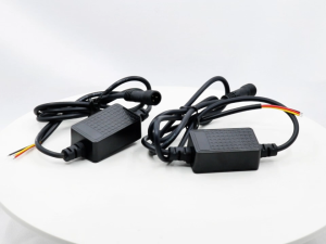 1 Pairs Waterproof Mini Driving Light Ballast with Connector Cable 3-Pin Plug and Play MDL Relay For Motorcycle LED Lights