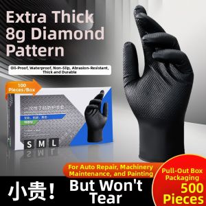 TAODUN | Paint Dedicated Disposable Thickened Wear-Resistant Corrosion-Resistant Oil-Resistant Gloves