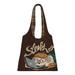 AOSONG | กระเป๋าผ้าแคนวาสขนาดใหญ่สำหรับฤดูใบไม้ร่วงและฤดูหนาว ใส่ทำงานและเดินทาง