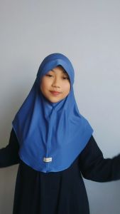 Hijab Bergo Anak 4 - 8 tahun dan Remaja 9 - 12 tahun Jersey Super Adem Jilbab Kerudung Ternyaman