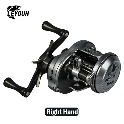 Leydun New DC Usopp Baitcasting Reels 7.6:1 Gear Ratio 134g Ultralight 4.5kg Drag Power Bait Casting Fishing Baitcaster Reel