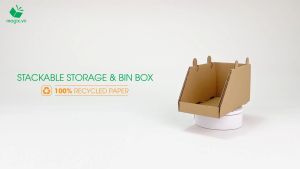 MKCG2 - 25x15x15 cm - 5 Khay giấy chất cao tầng bằng giấy carton siêu cứng kệ giấy đựng đồ văn phòng khay đựng dụng cụ khay linh kiện kệ phân loại dụng cụ