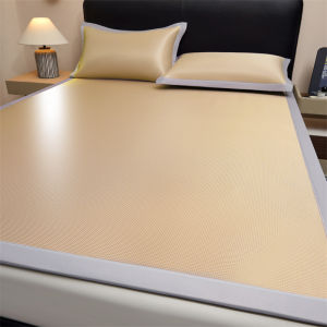 Violet | Cooling Ice Silk Violet Summer Mat Single Piece Set Foldable