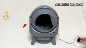 WiFi Kucing Litter Box Automatic Self Cleaning App Control Cat Toilet Deodorization Cat Sandbox