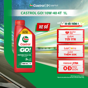 Dầu nhớt xe số CASTROL GO! 4T 10W-40 (1L)
