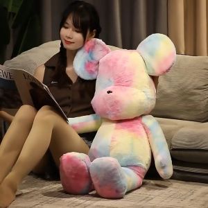 [Happy Shopping Time]✅Ready Stock✅Violent Bear Doll Teddy Bear Plushie Soft Toys 抱枕玩偶 Birthday Gift Doll Toys For Girls Bantal Peluk Comel Patung Comel Stuffed Toys Plush Pillow