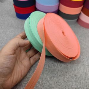 Dây Ruy Băng Grosgrain 100% Cotton 15mm Không Nhăn Dùng Làm Viền Cho Vải Lót Giày Quần Áo Giày Dép.
