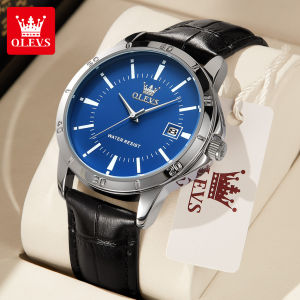 OLEVS | Đồng Hồ Đeo Tay Nam OLEVS Classic Date Quartz Dây Da Thời Trang Đơn Giản Chống Thấm Nước Với Kim Dạ Quang Và Lịch Đầy Đủ