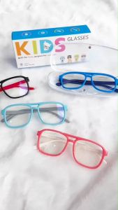 ALP แว่นกรองแสงสีฟ้า จากคอมพิวเตอร์ สำหรับเด็ก อายุ 6-12 ปี กรอบTR90 งอได้ไม่แตก รุ่น ALP-KB0004