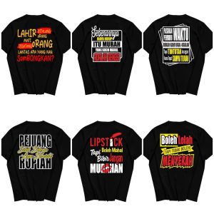 kaos baju viral baju pria wanita tulisan belakang paket isi isi 6 kaos
