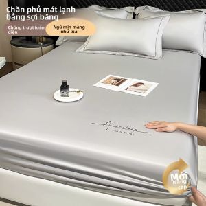 KAMONI | Ga Giường Chống Bụi Mát Lạnh Kẻ Sọc Mùa Hè