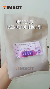 TIMSOT DIY Detergent Liquid 6/10L Yield Easy Mix Formula Soap Negosyo Kit Doble Kita (72HR Fragrance Release)