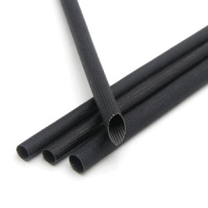 2/5/10m High Temperature Fiberglass Sleeve Black White Diameter 1mm - 25mm 200°C Silicone Resin Coated Glass Fiber Tube Sleeving
