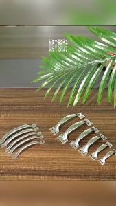 ZEO Curved Bow Stainless Steel Door Handle for Kitchen Cabinets Drawers Doors Classic Design