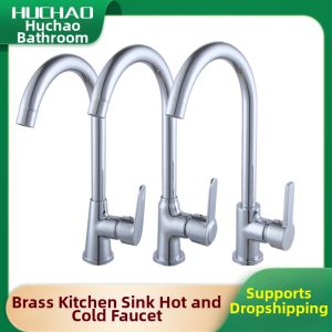 Copper Adjustable Hot and Cold Kitchen Faucet