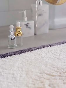 PROMO!! Keset Bulu Kamar Aestetik Uk. 60 x 40 Cm Keset Lantai Anti Slip Motif Lucu Keset Kamar Mandi