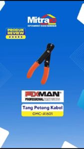 Fixman Tang Potong Dan Kupas Kabel OMC-A1601 5 Inch Hitam