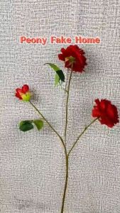 Penghias Rumah & Bunga Palsu Peony: Dekorasi Meja Pernikahan