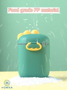 Morandi Double Layer Milk Powder Box: Airtight & Portable Storage Solution