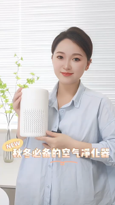 Home Air Purifier Smart Air Purifier | Multiple Purification | Low Noise 24dB | USB Mute Mini Air Purifier Activated Carbon Removal