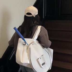 56X26cm Large capacity detachable tennis racket bag badminton racket bag sports and fitness bag simple hand-held shoulder bag