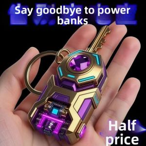 BEIDIANNI | Pin Sạc Dự Phòng Kiểu Chìa Khóa Có Đèn Pin LED