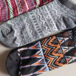 Kaos kaki Pendek Semata kaki Oldschool Motif Tribel