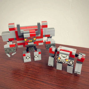 542pcs The Redstone Battle Building Blocks Model Fit 21163 Monster Iron Puppet Mecha Toys for Children Christmas Gift