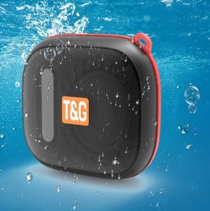 T&G TG-394 TWS Bluetooth V5.3 Portable Wireless Loud Bass Speaker IPX7 Waterproof with Strap