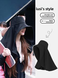 BILLI ZILLY | Oversized Cape Face Slimming Large Head Sun Hat