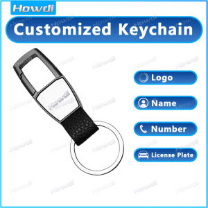 【Customized Keychain】Creative Personalized keychain Alloy Metal Keyring Custom Lettering - DZ05